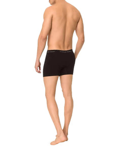 Cuecas Calvin Klein Trunk Micromodal Seamless Preta/Cinza Mescla Pack 2UN