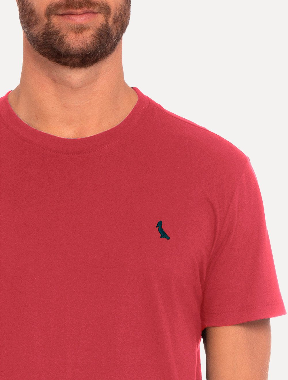 Camiseta Reserva Masculina Basic Navy Woodpecker Vermelha