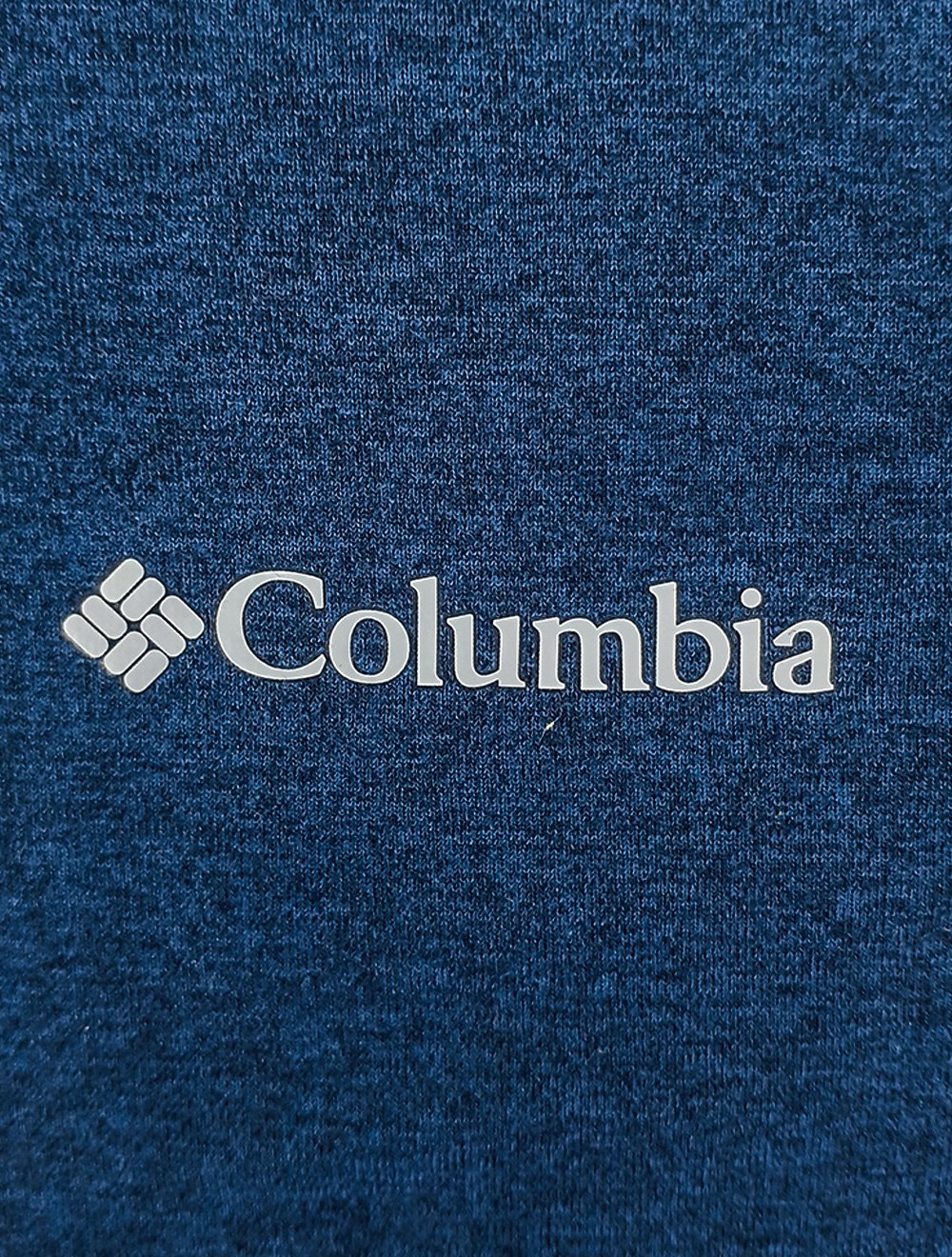 Polo Columbia Masculina Tech Trail Azul Escuro Mescla