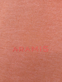 Camiseta Aramis Masculina Eco Lisa Vermelho Escuro Mescla