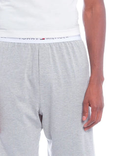 Short Tommy Hilfiger Masculino Sleepwear Logo Lounge Cinza Mescla