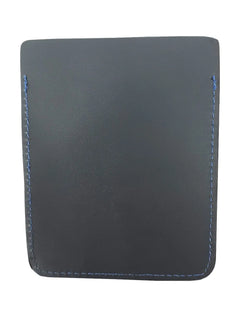 Carteira Forum Masculina Porta Cartão Couro Slim Azul Marinho