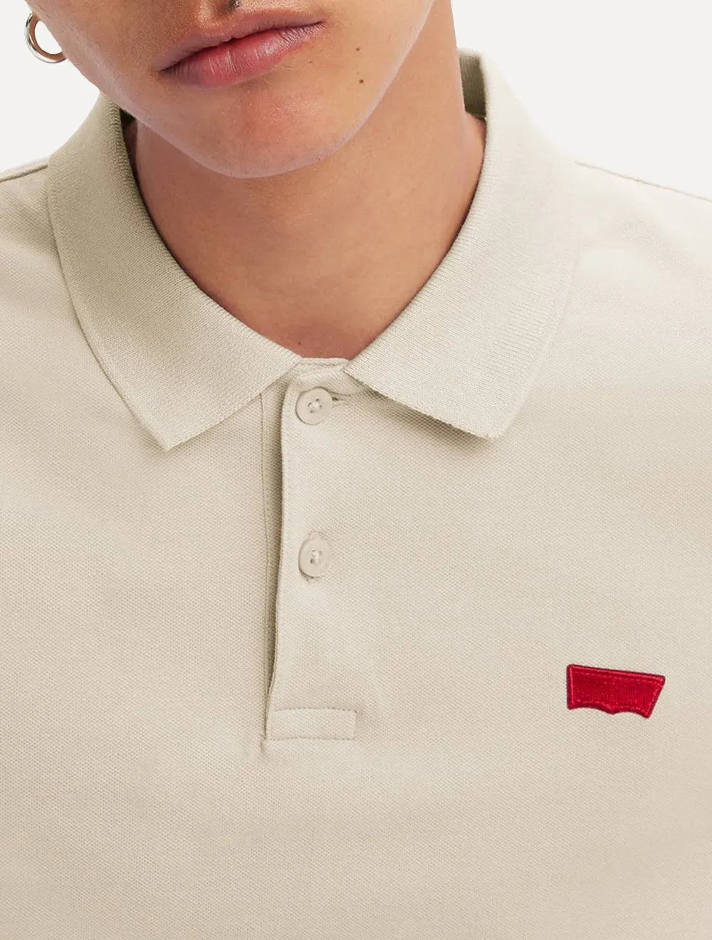 Polo Levis Masculina Slim Housemark Cáqui