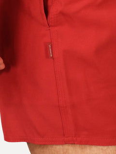 Short Reserva Masculino D'Água Beachwear Liso Basico Lateral Vermelho