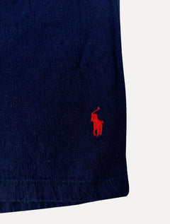 Bermuda Ralph Lauren Masculina Linho Red Icon Azul Marinho