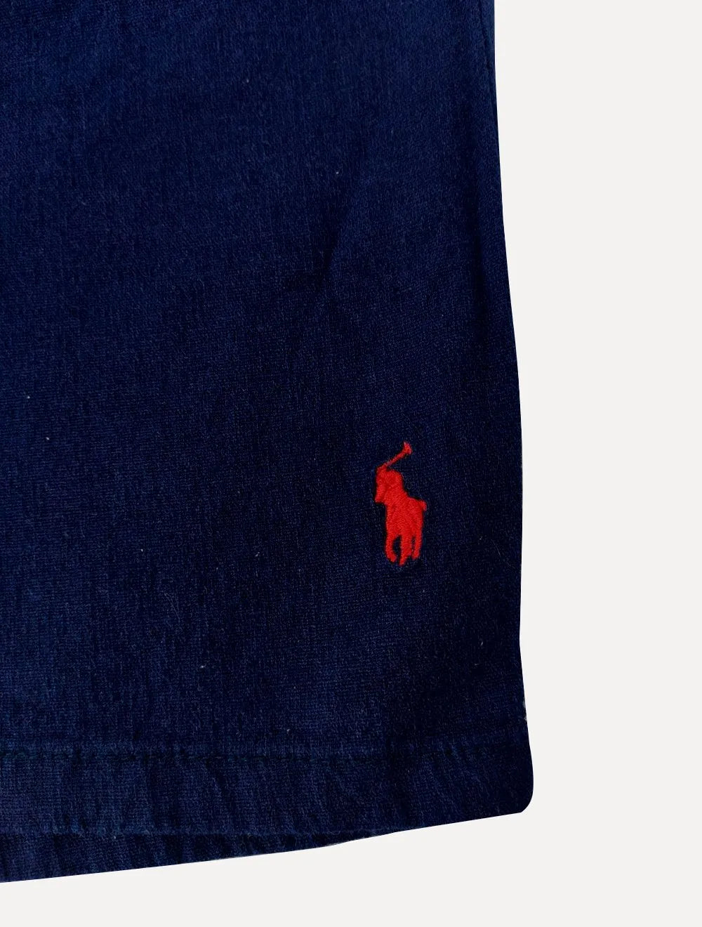 Bermuda Ralph Lauren Masculina Linho Red Icon Azul Marinho