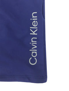 Sunga Calvin Klein Swimwear Boxer Vertical Logo Azul Marinho
