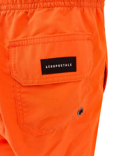 Short Aeropostale Masculino D'Água Swimwear Light Logo Laranja