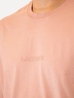 Camiseta Lacoste Masculina Loose Fit Summer Collection Rosé
