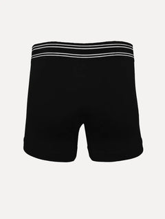 Cueca Dudalina Boxer Seamless Logo Stripes Preta 1UN