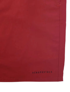 Short Aeropostale Masculino D'Água Swimwear Dark Logo Vermelha