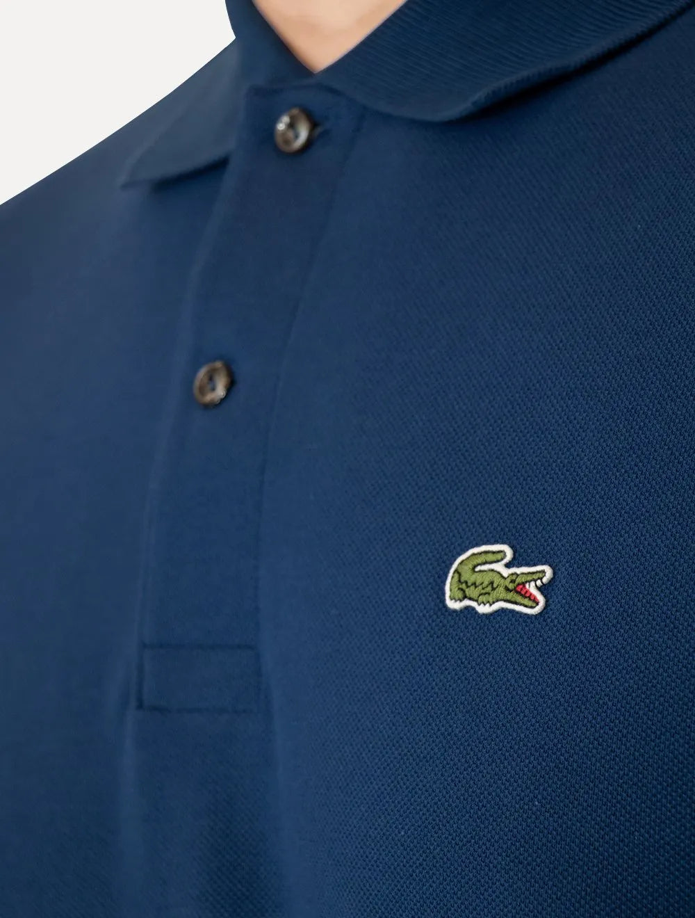 Polo Lacoste Masculina L.12.12 Azul Escuro