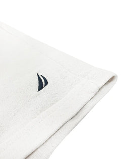 Bermuda Nautica Masculina Moletom Dark Sail Boat Off-White