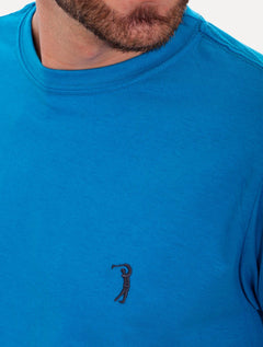 Camiseta Aleatory Masculina River Blue Azul Royal