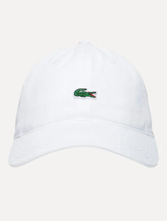 Boné Lacoste Casual Contrast Strep Logo Branco