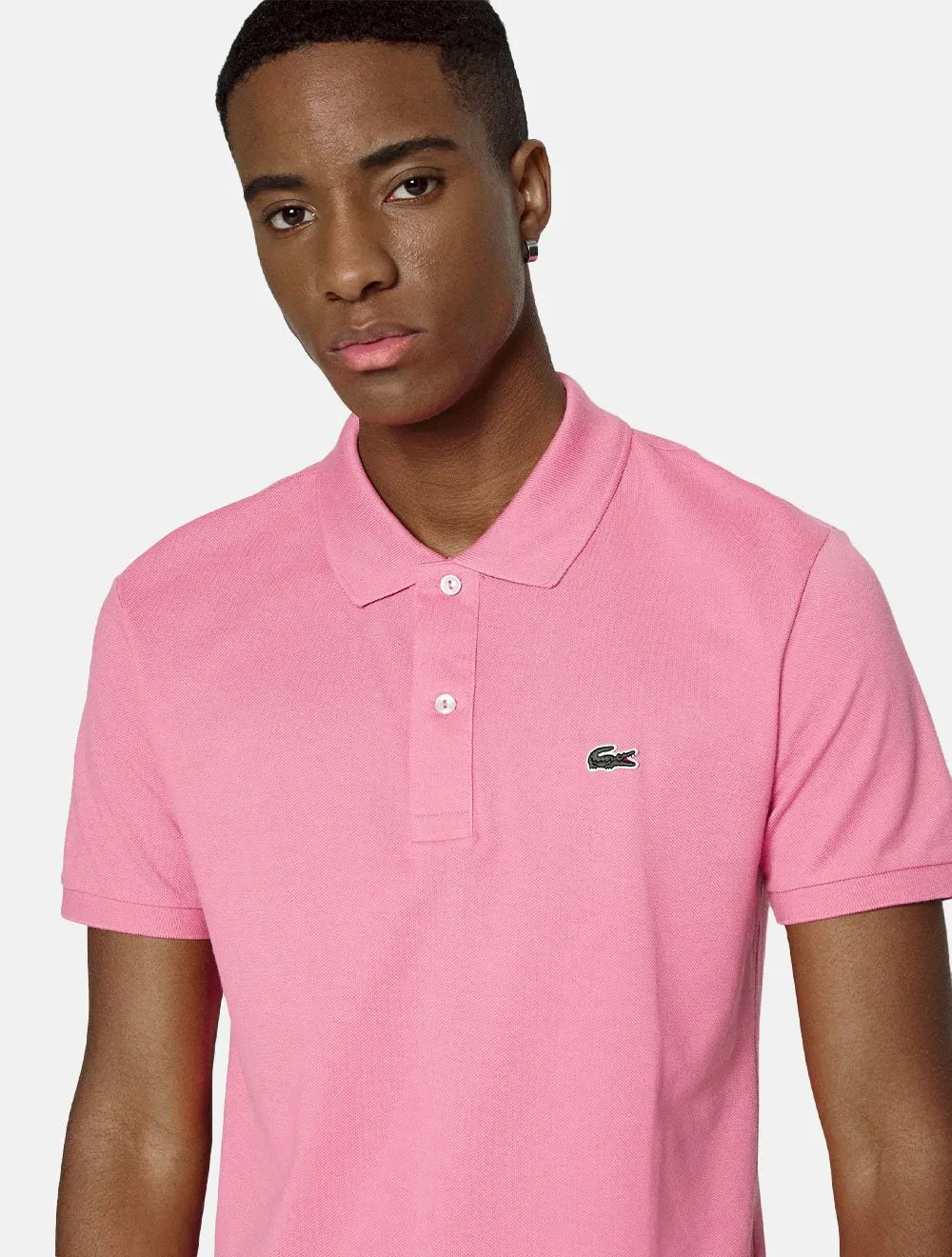 Polo Lacoste Masculina L.12.12 Rosa Persa