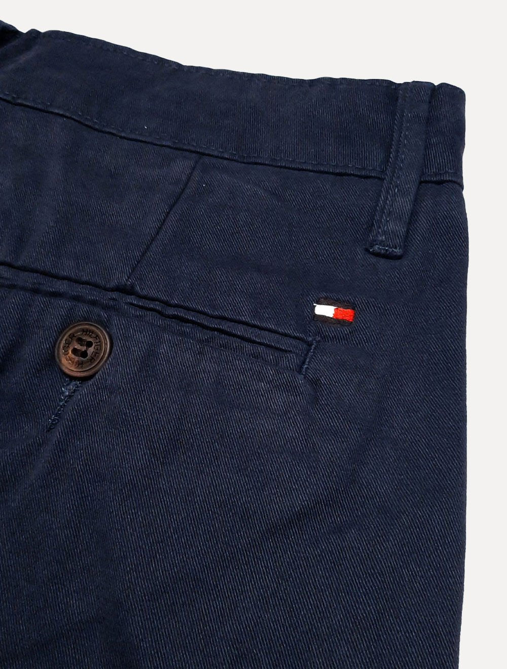 Calça Tommy Hilfiger Masculina de Sarja Brooklyn Azul Marinho