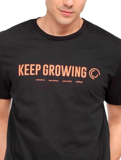 Camiseta Colcci Masculina Regular Keep Growing Preta