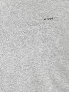 Camiseta Colcci Masculina Pocket Authentic Trademark Cinza Mescla