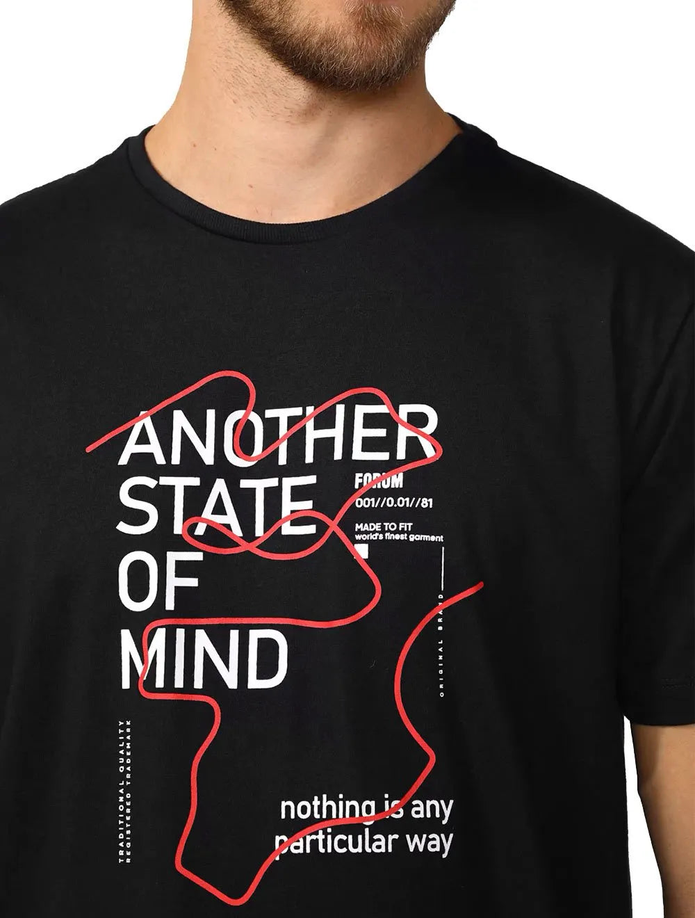 Camiseta Forum Masculina Another State Preta