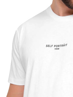 Camiseta Forum Masculina Slim Self Portrait Branca
