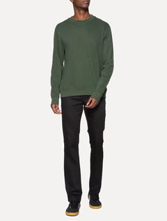 Moletom Ellus Masculino Crewneck Regular Basic Easa Verde