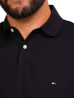Polo Tommy Hilfiger Masculina Fit Ivy Azul Navy Heather