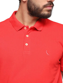 Polo Reserva Masculina Piquet Clássica Vermelha