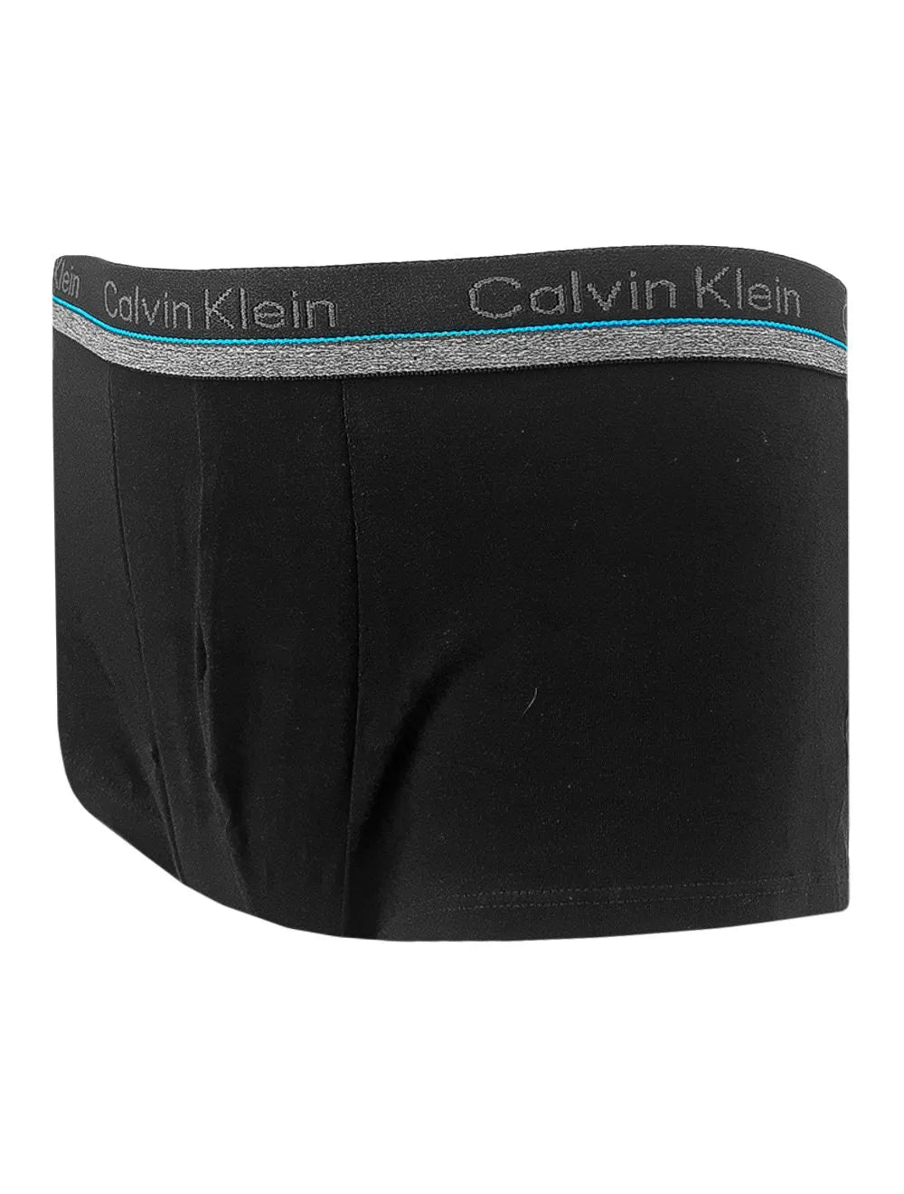 Cueca Calvin Klein Low Rise Trunk C12.10 PT00 Trunk Blu Grey Stripe Preta 1UN