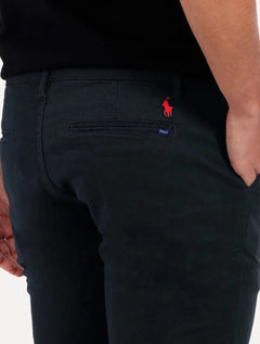 Calça Ralph Lauren Masculina Sarja Chino Stretch Azul Marinho