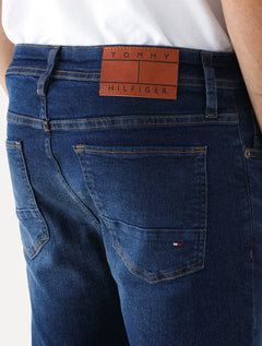 Calça Tommy Hilfiger Jeans Masculina Slim Bleecker Dark Stone Medium