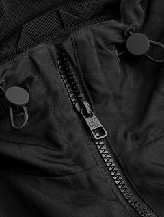 Jaqueta Calvin Klein Jeans Masculina Hoodie Colorblock Lateral Logo Preta