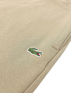 Calça Lacoste Masculina Moletom Sport Cotton Fleece Croco Cáqui