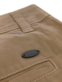 Bermuda Aramis Masculina Chino Color Basica Castor Marrom