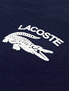 Camiseta Lacoste Masculina Regular Fit Cotton Jersey Azul Marinho