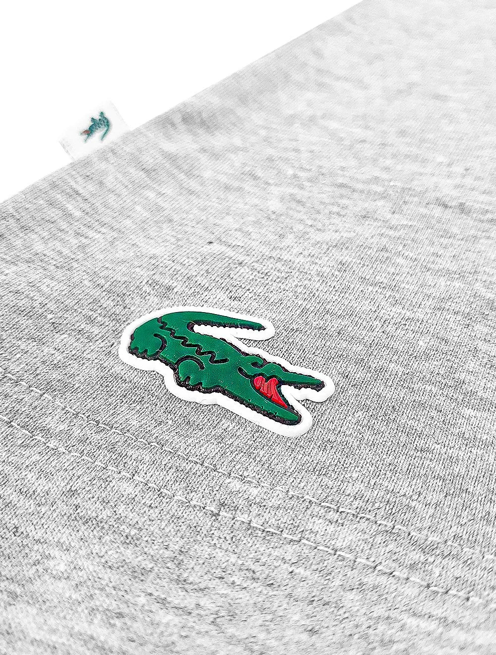 Camiseta Lacoste Masculina Regular Core Active Performance Branded Cinza