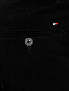 Bermuda Tommy Hilfiger Masculina de Sarja Stretch Preta