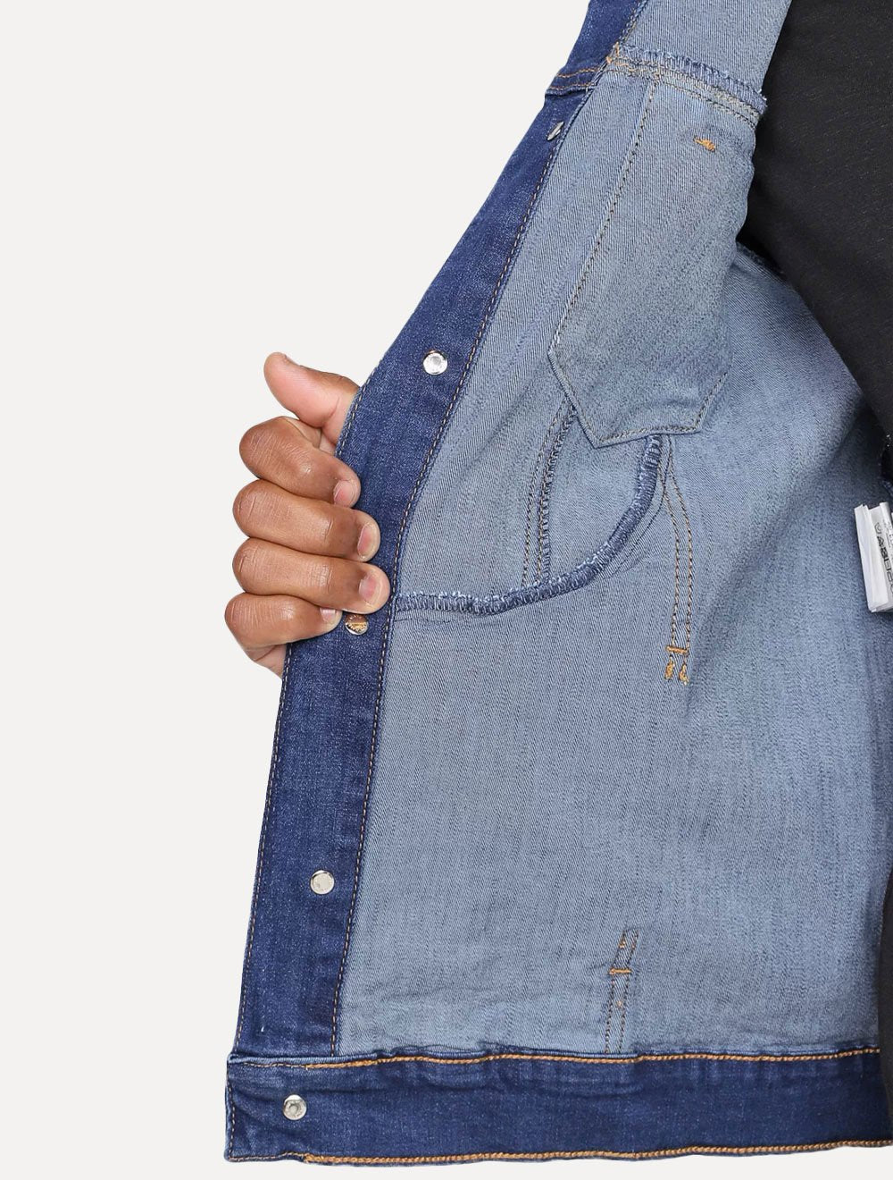 Jaqueta Calvin Klein Jeans Trucker Essential Azul Médio