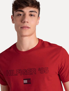 Camiseta Tommy Hilfiger Masculina Essential '85 Vermelha