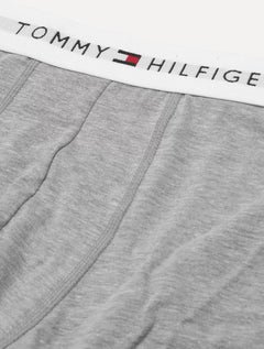 Cueca Tommy Hilfiger Cotton Stretch Boxer Trunk Preta/Cinza Pack 2UN