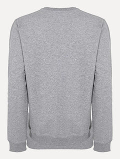 Moletom John John Masculino New Basic Logo Cinza Mescla