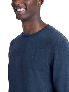 Suéter Aramis Masculino Tricot Crewneck Azul Escuro