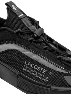 Tênis Lacoste Masculino Odyssa Lite Nylon Blk/Dk Gry Preto