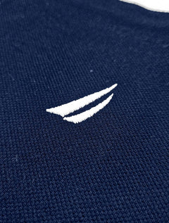 Polo Nautica Masculina Piquet Colorblock Light Sail Branca/Marinho/Vermelha