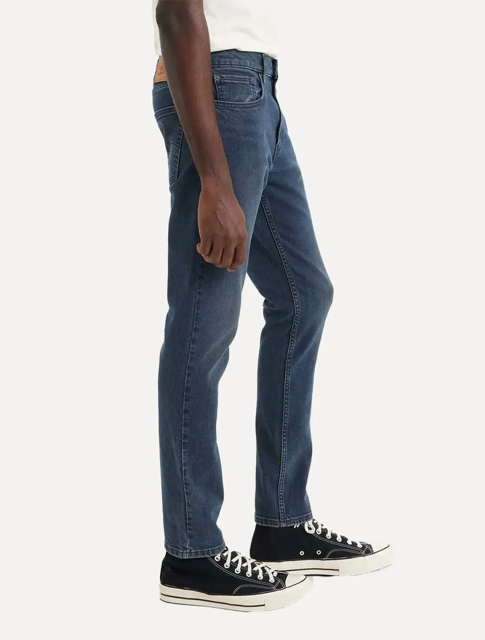 Calça Levis Jeans Masculina 512 Slim Taper Stretch Stone Azul Escuro