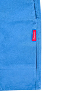 Short Reserva D'Água Beachwear Liso Silver Tag Lateral Azul Royal