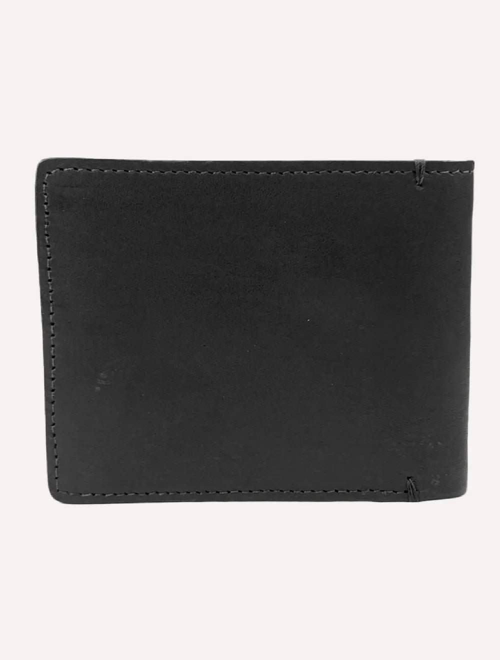 Carteira Calvin Klein Couro Horizontal Logo Floater Preta