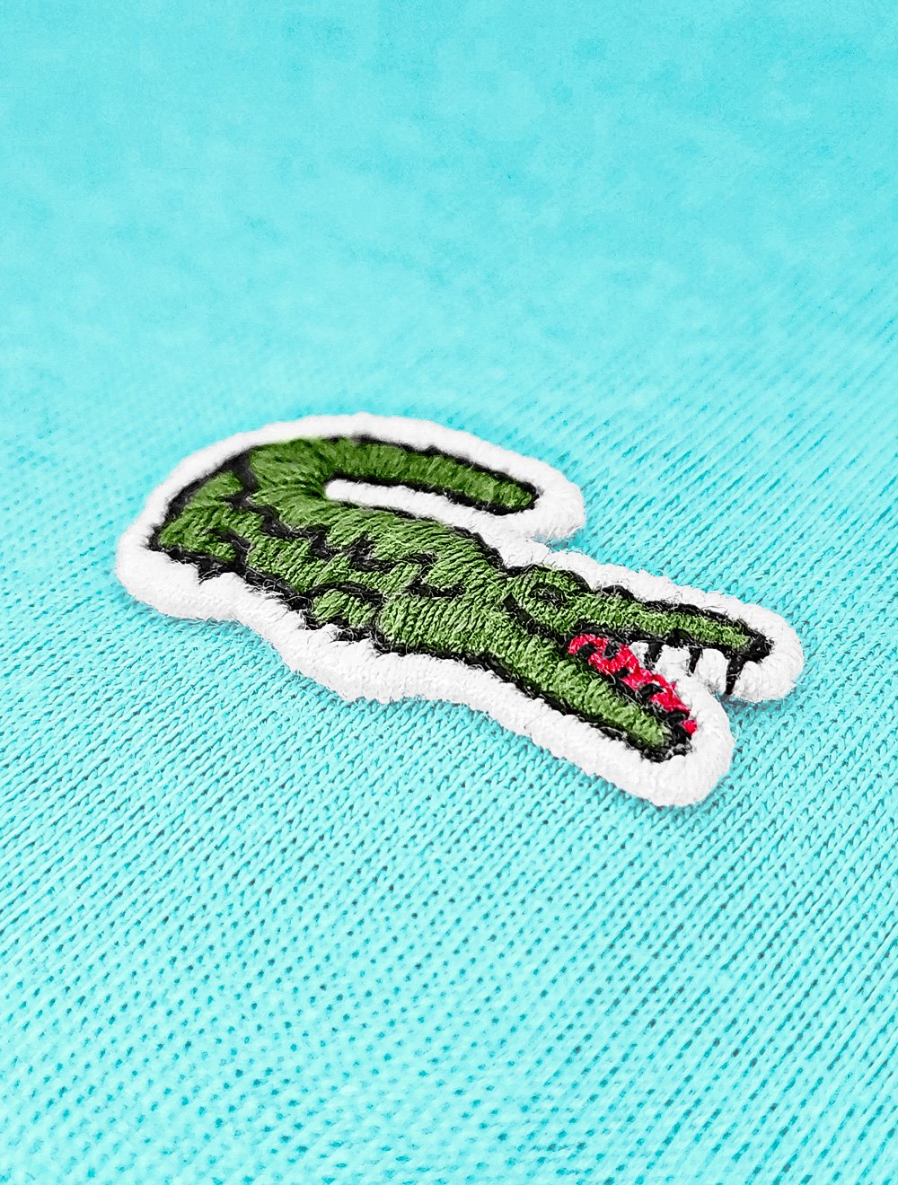 Camiseta Lacoste Masculina Jersey Pima Cotton Azul Turquesa