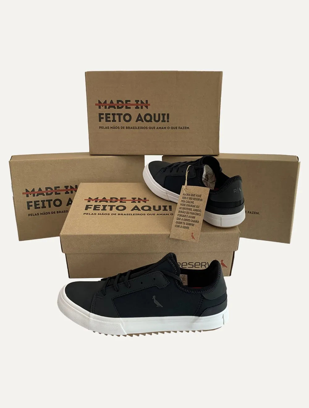 Tênis Reserva Masculino Casual Neo 188 Preto