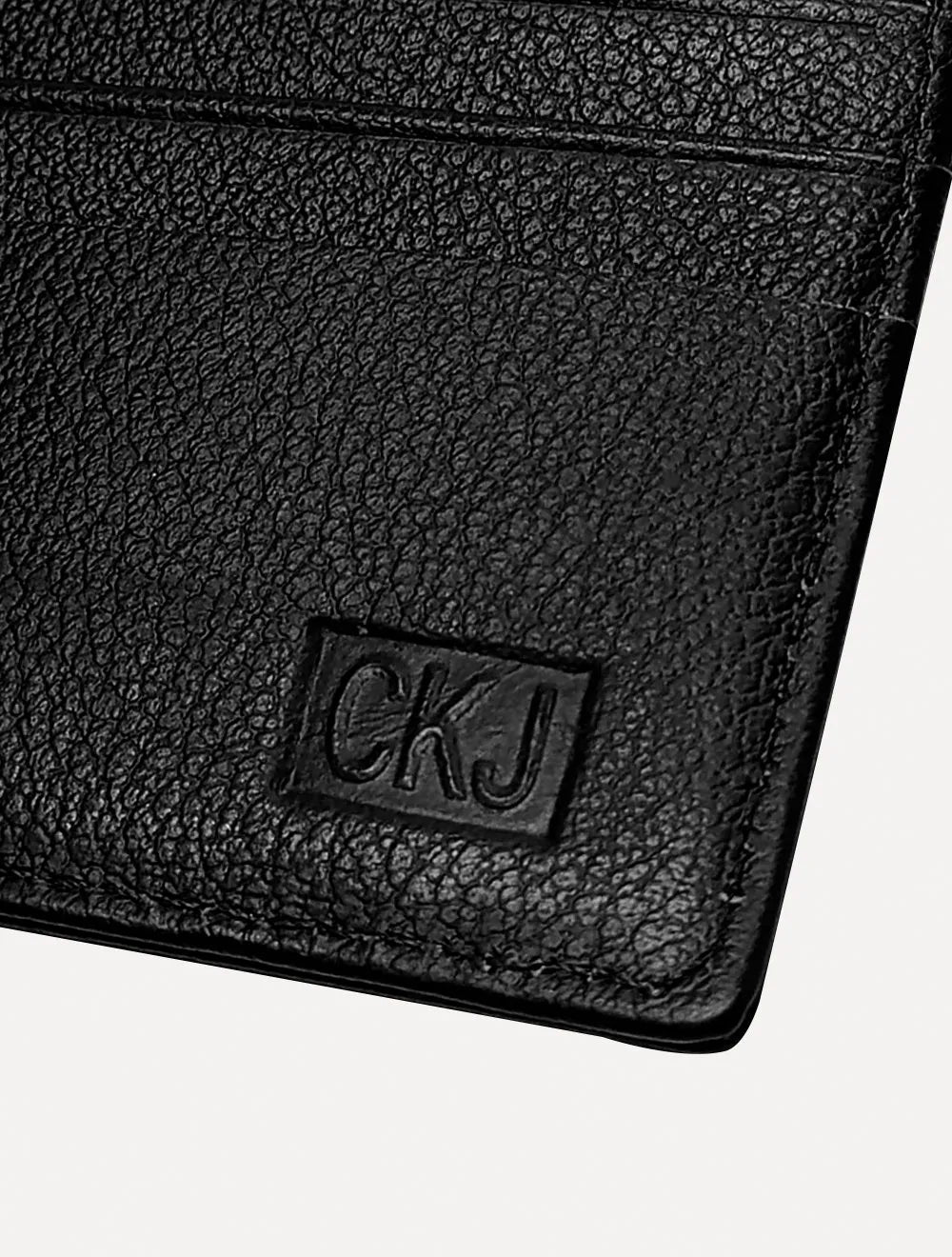 Carteira Calvin Klein Jeans Masculino Couro CKJ Est 1978 Full Preta